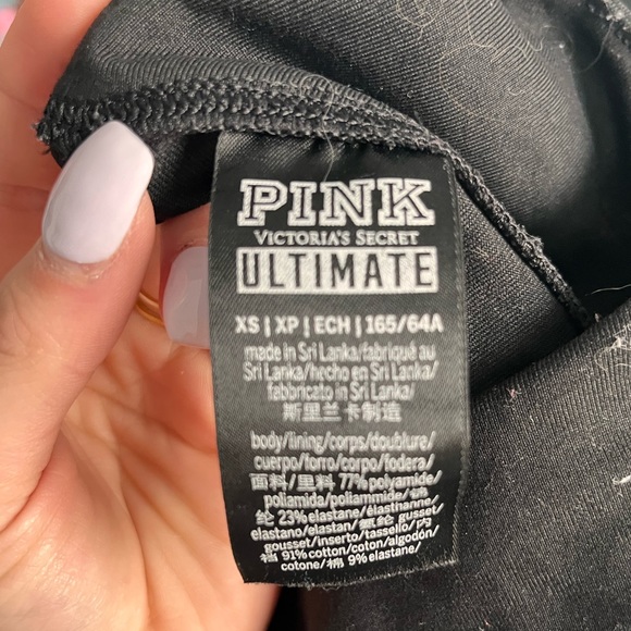 pink black leggings - Picture 4 of 4